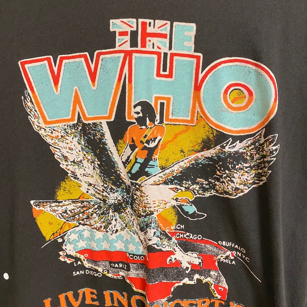 Chaser The Who Paint Splatter Graphic Band Tee - Picture 4 of 8